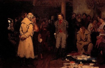  ropa Lienzo - arrestar a un propagandista 1878 Ilya Repin